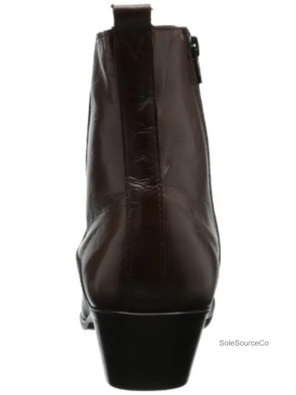 Stacy Adams Santos Kidskin Leather Side Zip Chelsea Boot Cuban Heel